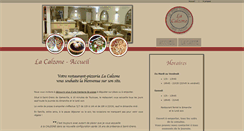 Desktop Screenshot of pizzeria-lacalzone.com